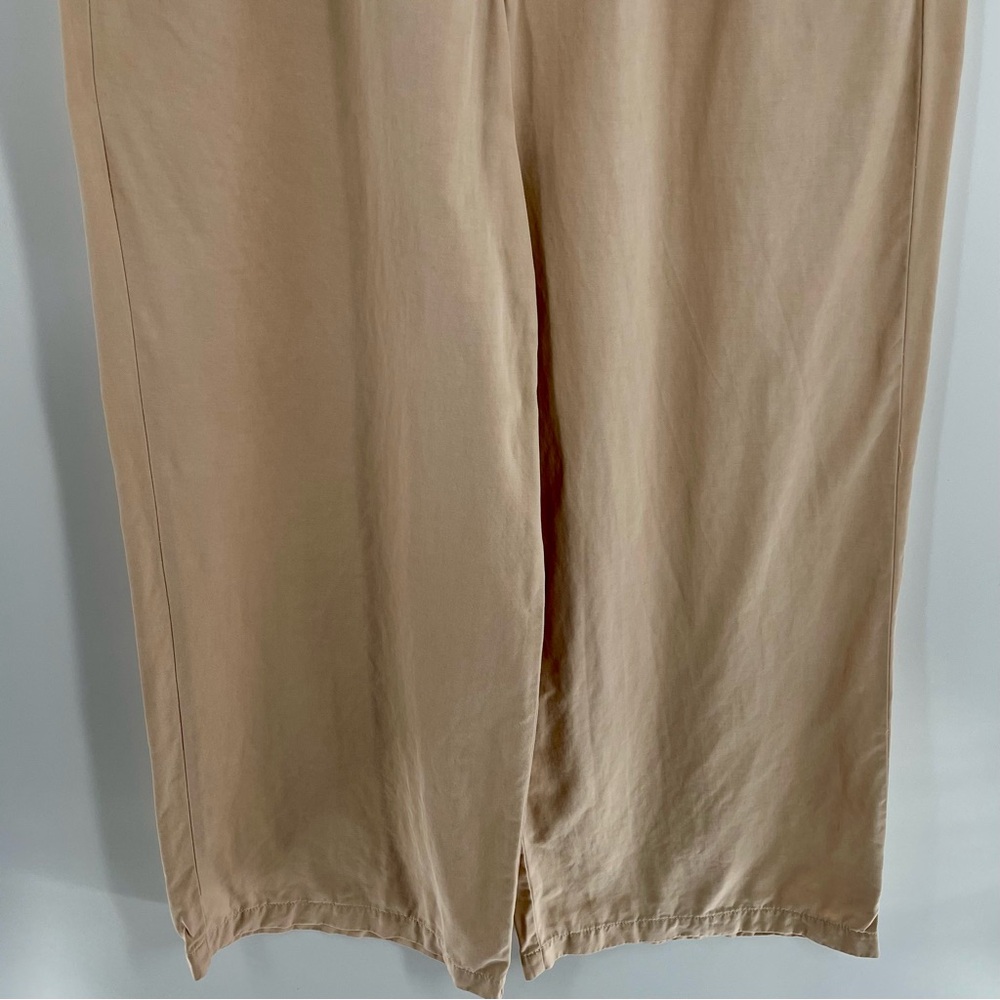 Madewell Harlow Cream Zip Button Pockets Wide Leg Pants - Picture 4 of 13